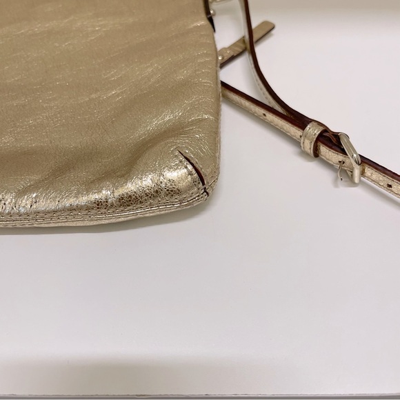 Kate Spade On Purpose Large Swingpack Crossbody bad in Gold Metallic - Picture 13 of 15